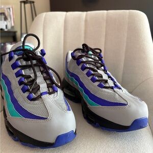 Nike Gray and Blue Sneakers